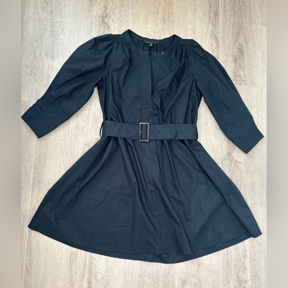 Banana Republic Blue Puff Sleeve Dress for Work